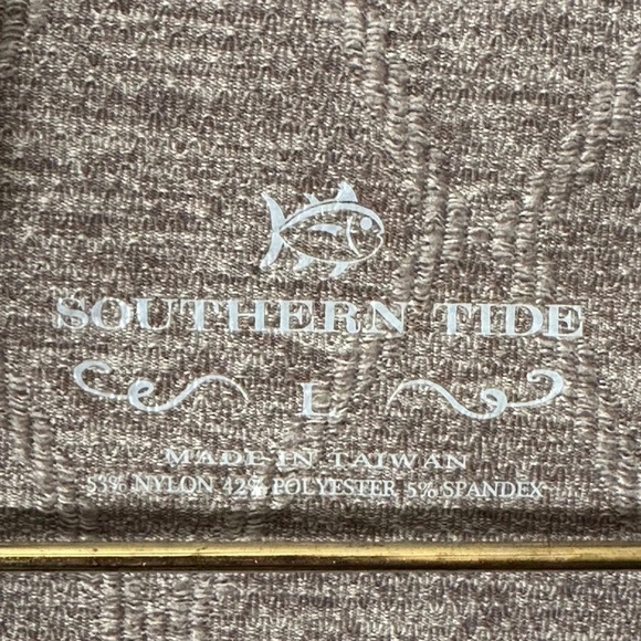 EUC SOUTHERN TIDE Ladies Large Gray 1/4 Zip Stretchy Pullover Thumbholes CLEAN - Picture 6 of 9